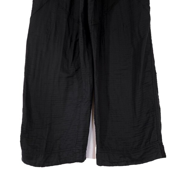 NEW Free People Flipside High Waisted Wide Tapered Quilted Pants in Black Small - Picture 7 of 14